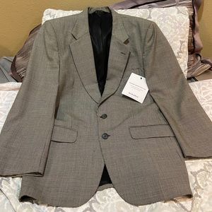 Vintage Burberry men’s tailored suit jacket